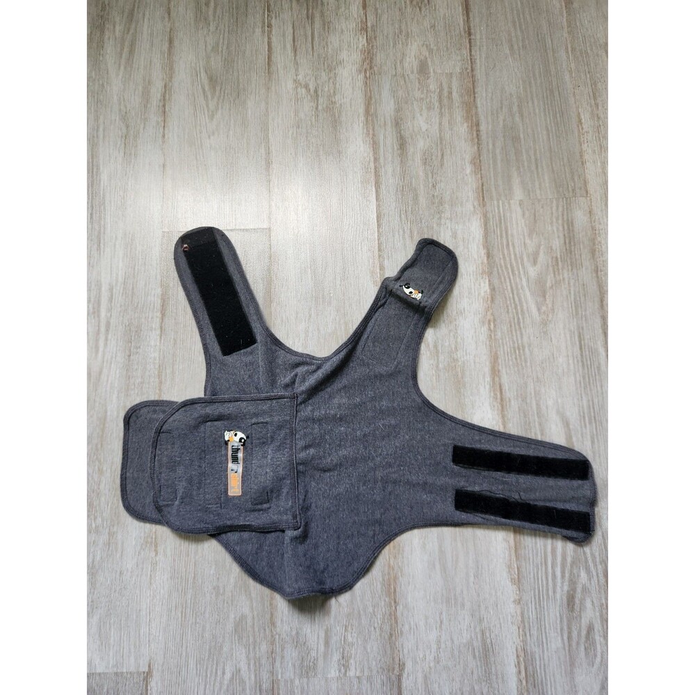 ThunderShirt Dog Anxiety Vest Small Gray Compression Wrap Calming Jacket Pet GUC - Picture 4 of 10